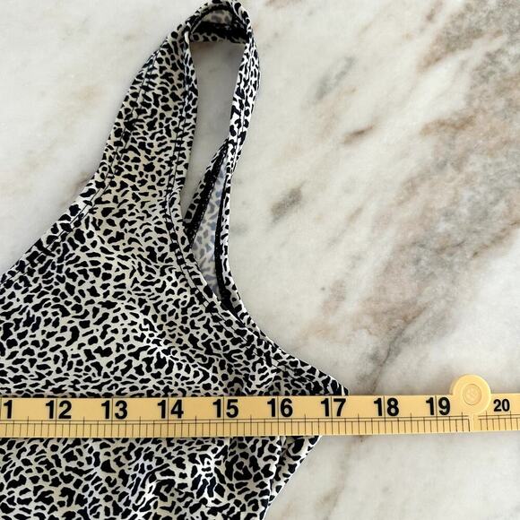 Shore Shapes 12 Tankini One Piece Swimsuit Black White Tummy Control - Picture 6 of 7